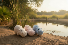 Load image into Gallery viewer, Sleepy Hippos, Handmade Crochet Hippos