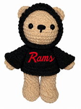 Load image into Gallery viewer, Crochet Ram Bear | Black Student Union Spirit