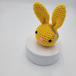 Crochet Bunny Key Chain