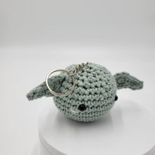 Load image into Gallery viewer, Crochet Baby Yoda Key Chain Handmade
