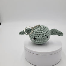 Load image into Gallery viewer, Crochet Baby Yoda Key Chain Handmade
