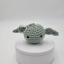 Load image into Gallery viewer, Crochet Baby Yoda Key Chain Handmade
