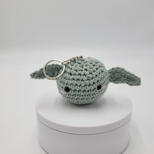 Crochet Baby Yoda Key Chain Handmade