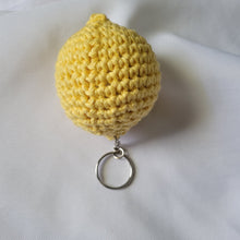 Load image into Gallery viewer, Crochet Lemon Keychains
