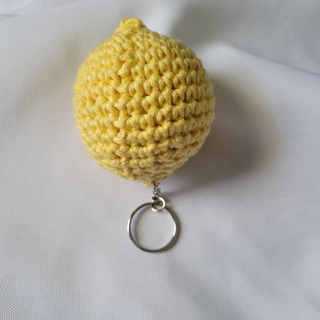 Crochet Lemon Keychains