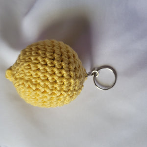 Crochet Lemon Keychains