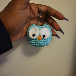 Crochet Owl Key Chain