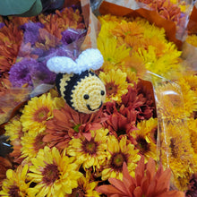 Load image into Gallery viewer, Crochet Bumble Bee Keychains
