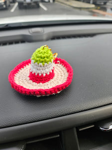 Crochet Sombrero Keychains