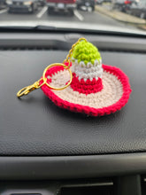 Load image into Gallery viewer, Crochet Sombrero Keychains
