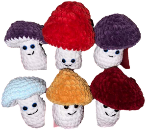 Crochet Mischief and Mayheim Mushrooms