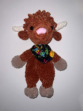 Load image into Gallery viewer, Crochet Bennie Highland Cow Lovie
