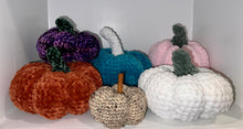 Load image into Gallery viewer, Fall Pumpkins Crochet Pumpkins Seasonal Plushie Pumpkins
