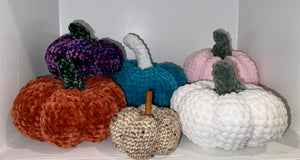 Fall Pumpkins Crochet Pumpkins Seasonal Plushie Pumpkins