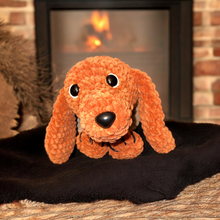 Load image into Gallery viewer, Hot Dog, Lucky Buns, Plush Crochet Amigurumi Animal-Play Food-Crochet Food-Pretend Food-Dachshund-Crochet Hot Dog-Gift
