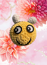 Load image into Gallery viewer, Crochet Jumbo Bumble Bee Squishy
