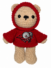 Load image into Gallery viewer, Crochet Ram Bear | Black Student Union Spirit
