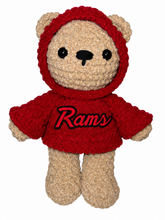 Load image into Gallery viewer, Crochet Ram Bear | Black Student Union Spirit
