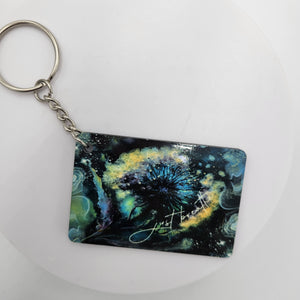 Just Breathe Key Chain