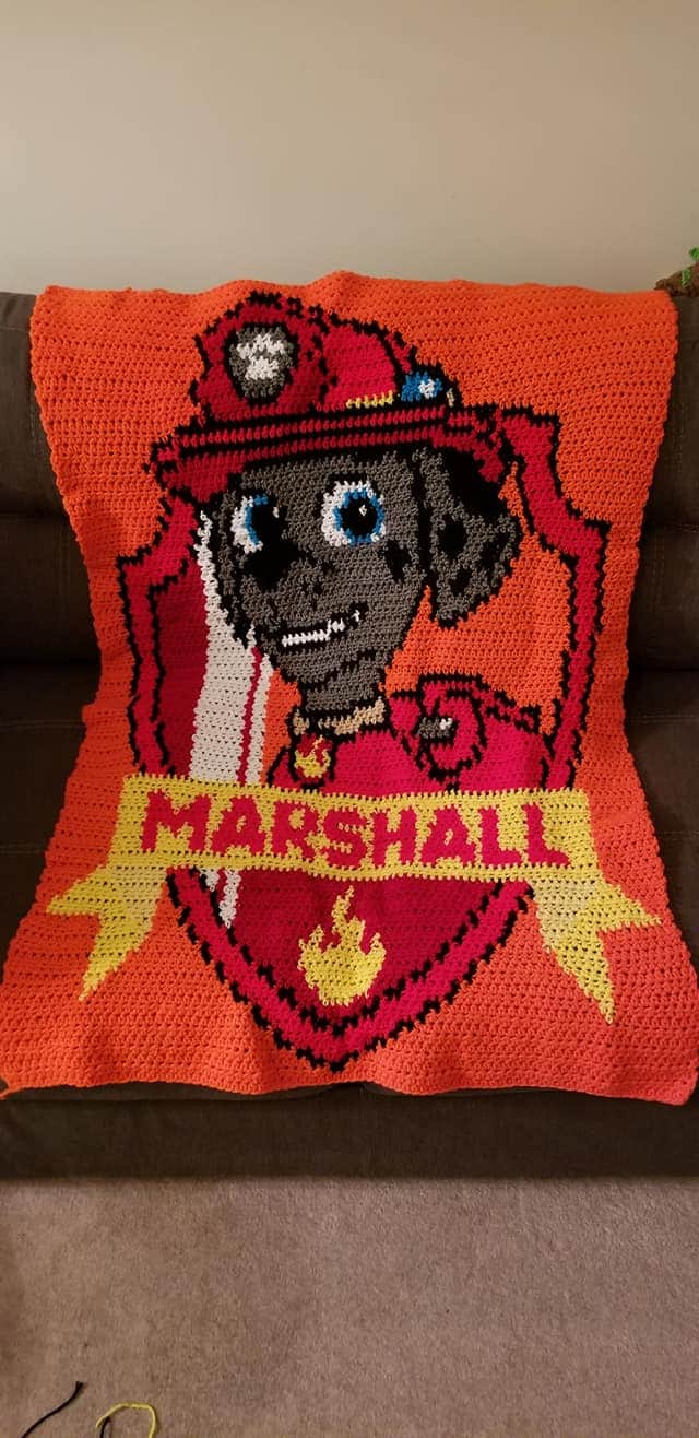 Patrol puppy blanket