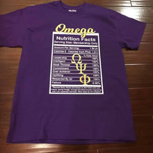 Load image into Gallery viewer, Omega Ingredients Shirt
