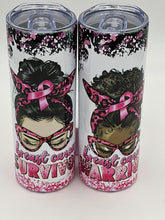 Load image into Gallery viewer, Warrior and Survivor Tumbler
