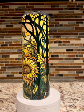 Load image into Gallery viewer, Stained Sunflower Tumbler
