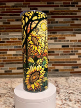 Load image into Gallery viewer, Stained Sunflower Tumbler

