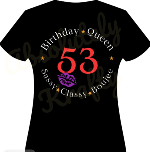 Sassy Classy Boujee Birthday Shirt