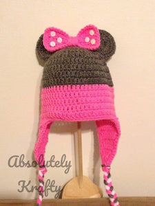 Mouse Earflap Hat