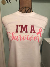 Load image into Gallery viewer, I'm a Survivor tshirt
