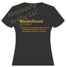 Load image into Gallery viewer, Blacknificent Unisex Tshirt
