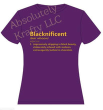 Load image into Gallery viewer, Blacknificent Unisex Tshirt

