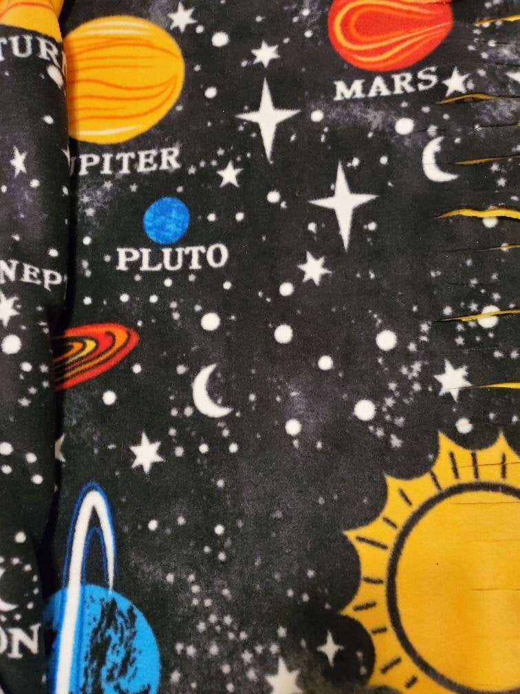 Solar Galaxy No-Sew Blanket