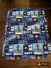 Load image into Gallery viewer, Navy Blanket
