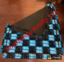 Load image into Gallery viewer, Panthers Fleece Blanket
