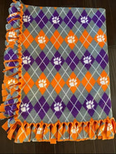 Load image into Gallery viewer, College Clemson Fleece Blanket
