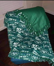 Load image into Gallery viewer, NY Jets Fleece Blanket
